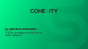 Au-delà de la restauration : un guide destiné aux RSSI qui souhaitent utiliser les données de sauvegarde pour renforcer la cyber-résilience